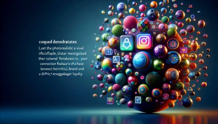 A vibrant Snapchat interface showcasing customized filters for various demographics, enhancing brand engagement and loyalty.