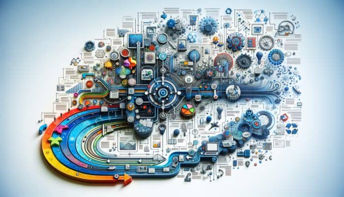 Document with clear headings, consistent format, logical idea flow, enhanced by images and infographics.