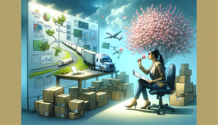 Expert in transport strategies planning spring clearance logistics with maps and charts.