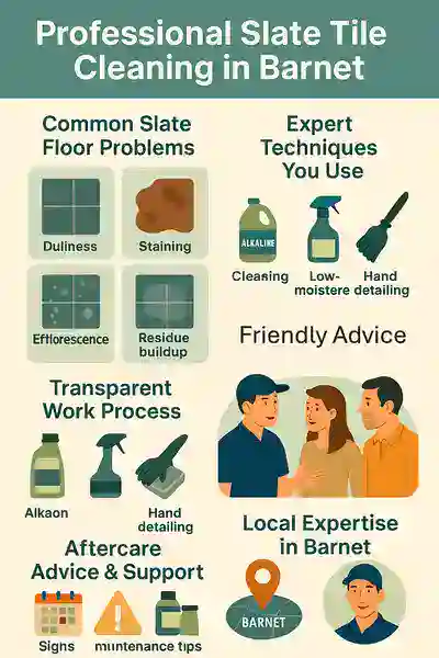 Slate Tile Cleaning Services for a Gleaming Barnet Home