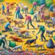 Dogs in Community Cleanups: A Global Initiative