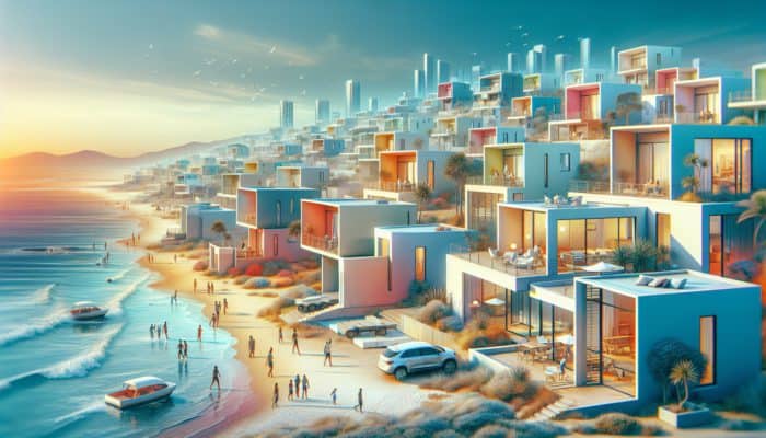 Coastal entry-level properties in Makhanda with modern architecture and beachfront views, offering attractive rental yields.