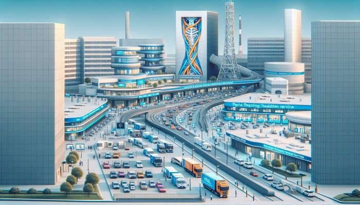 A busy medical facility in Hull offering various thyroid testing services at different locations.