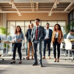 A stylish ergonomic design of Xero Shoes suitable for office workers, showcasing comfort and functionality.