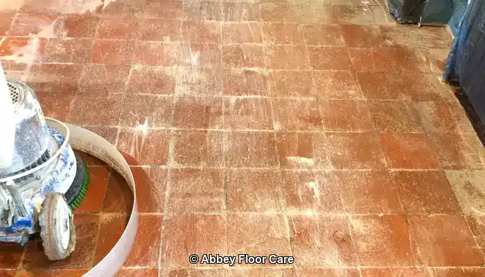Cleaning and Sealing Before Polishing Quarry Tiles
