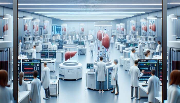 Modern medical facility in Esher for liver blood testing, with advanced equipment and professional staff.