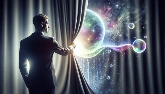 A person unveiling the truth about consolidation loans, with financial documents and graphs.