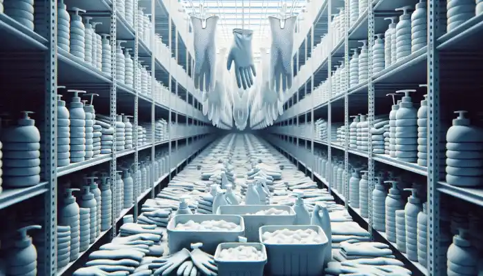 Thin cotton gloves air-drying, with mild detergent and cool, dry storage area.