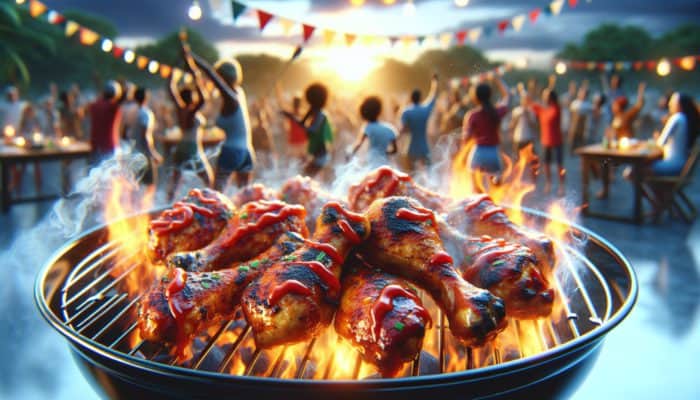 Sriracha BBQ Chicken Drumsticks: A Spicy Flavour Hit