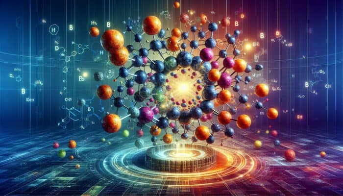 Illustration of B vitamins' molecular structures, emphasising their health and metabolic roles.