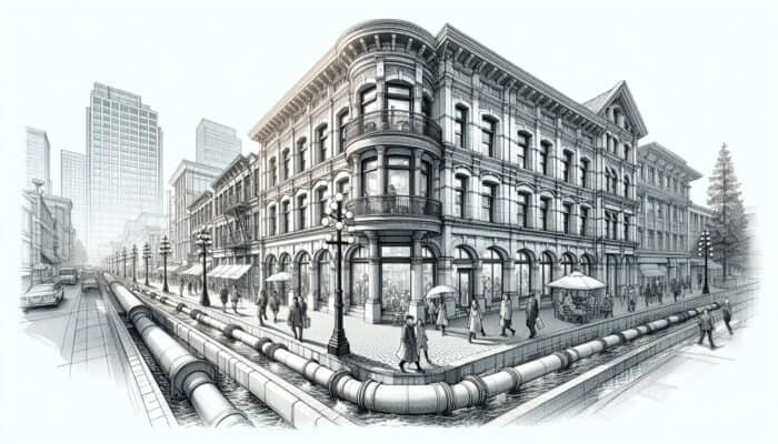 Perimeter Drainage Solutions in Gastown, Vancouver