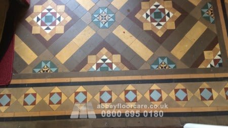 Victorian Tiles Restoration: Reviving Worn Minton Floors