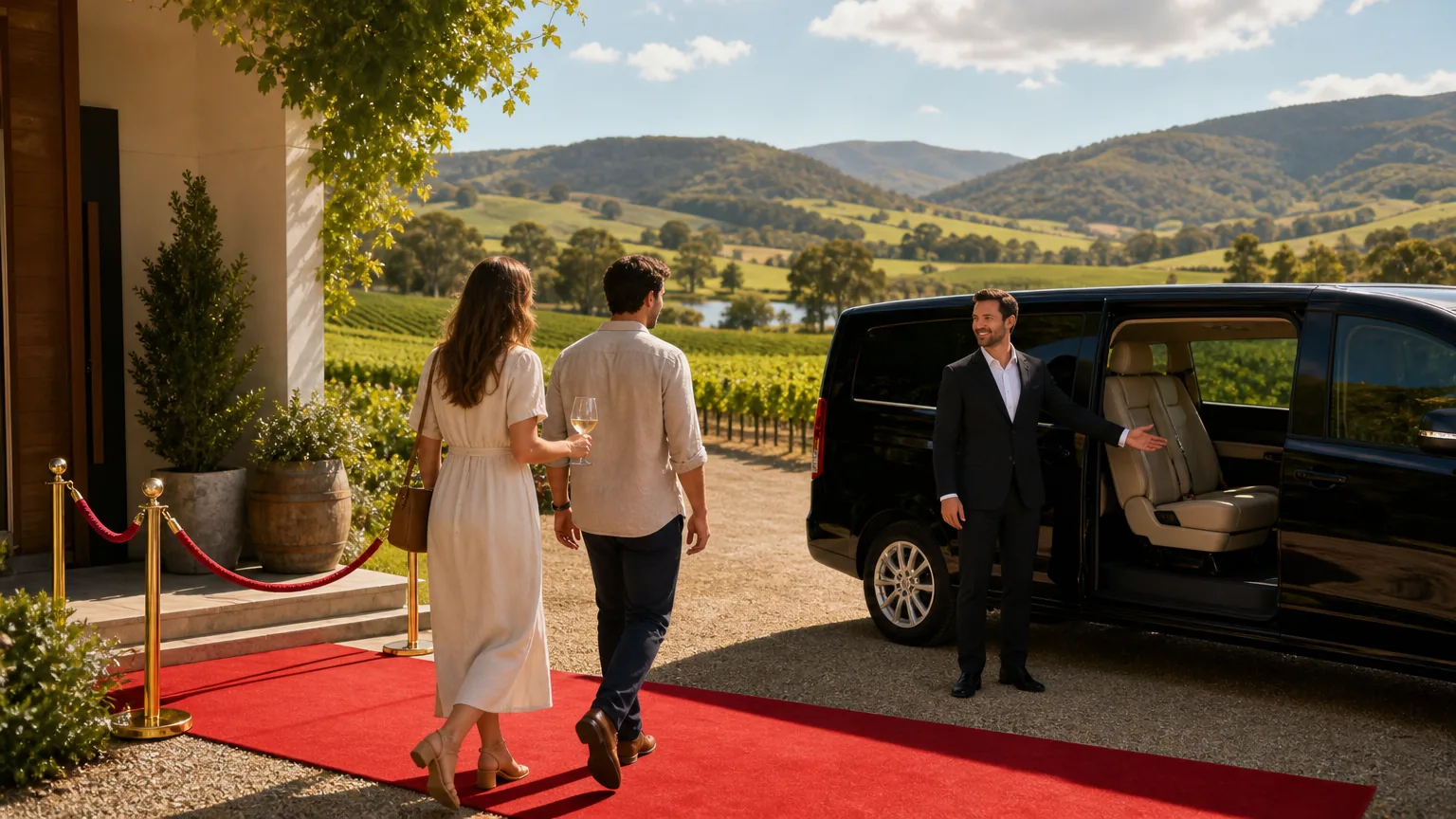 Red Carpet Wine Tours: visual reference for 1. Red Carpet Wine Tours: Bespoke Private Experiences from Your Doorstep