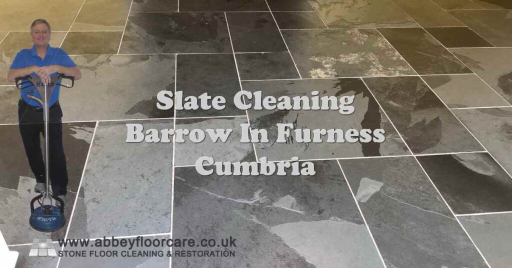 Slate Floor in Barrow Remains Grey Despite Cleaning Efforts